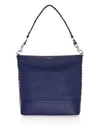 Rebecca Minkoff Large Blythe Leather Convertible Hobo Bag In True Navy