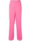 P.a.r.o.s.h Tailored Trousers In Pink & Purple