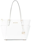 Michael Michael Kors Double Handles Shoulder Bag In White