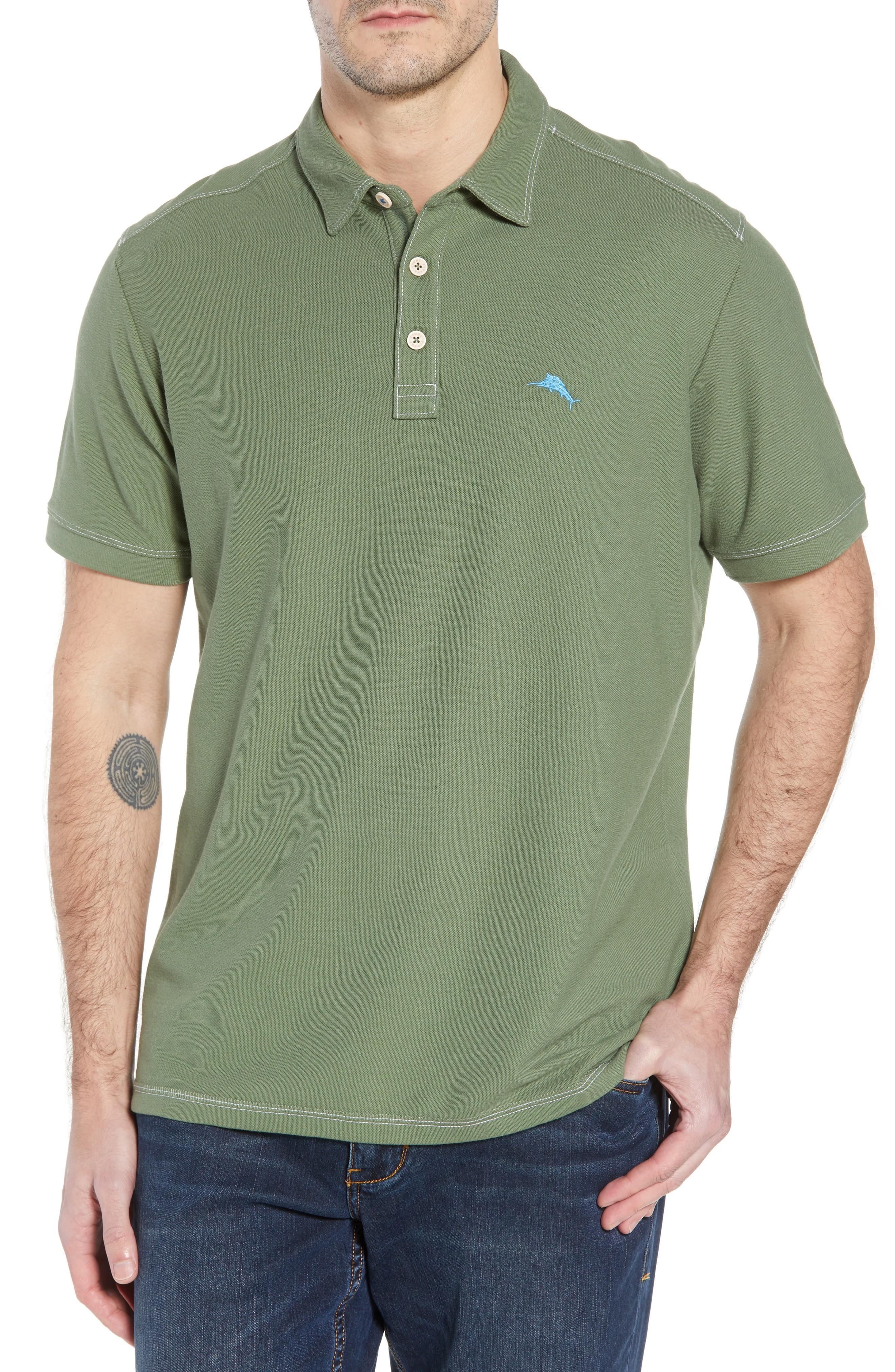 tommy bahama tropicool pique polo