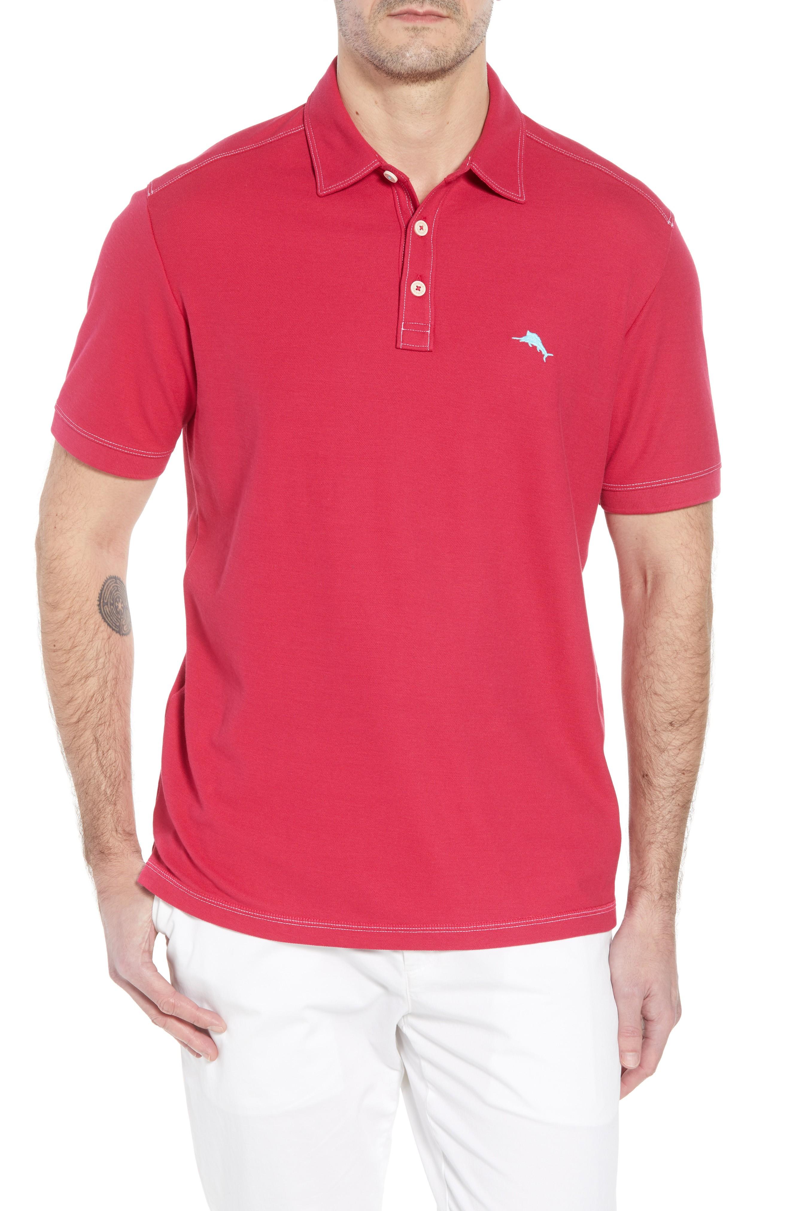 tommy bahama tropicool pique polo