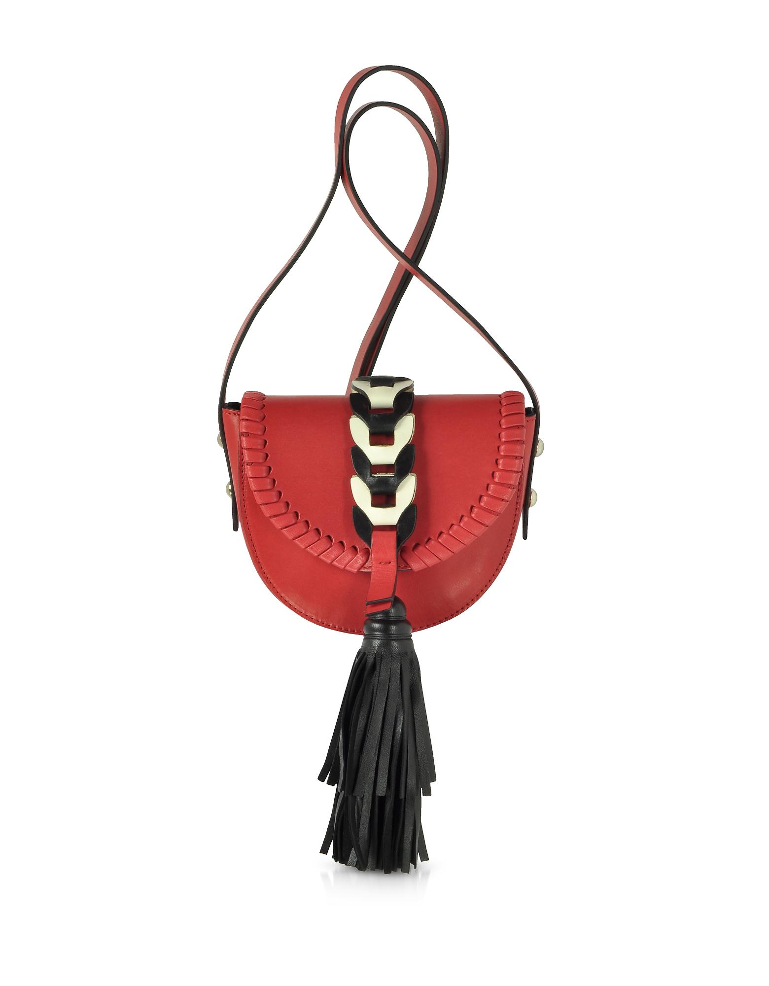 valentino black tassel bag