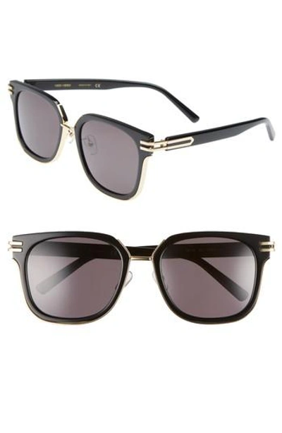 Vedi Vero 56mm Rectangle Sunglasses - Black/brown