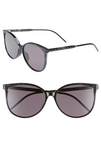 Vedi Vero 59mm Round Sunglasses - Black/brown