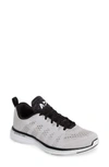 Apl Athletic Propulsion Labs 'techloom Pro' Running Shoe In White/ Black/ Cosmic Grey