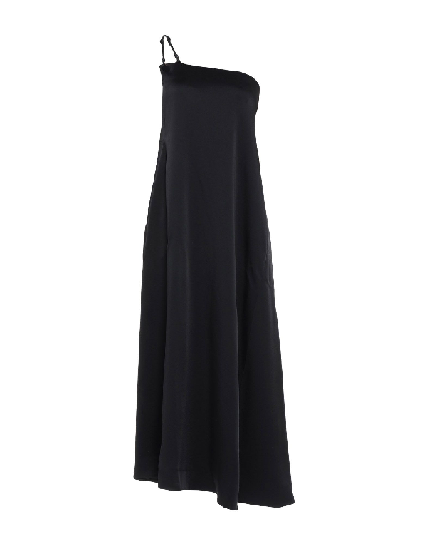 Jil Sander Long Dress In Black | ModeSens