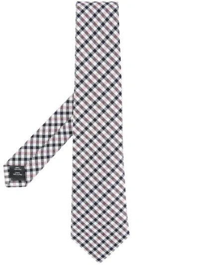 Gieves & Hawkes Classic Checked Tie In Multicolour