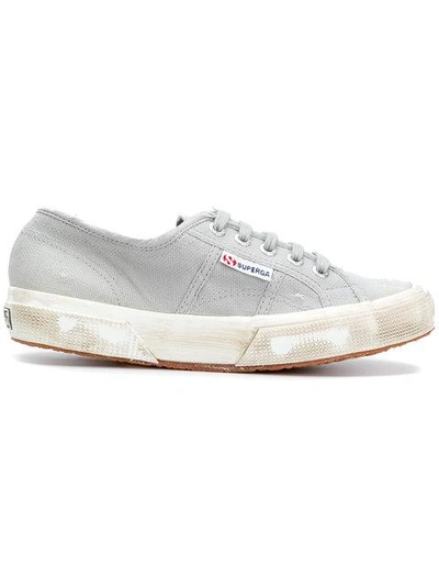 Superga Women's Star-embossed Classic Lace Up Sneakers In Silver