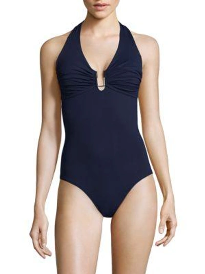 Melissa Odabash One-piece Tampa Swimsuit In Navy