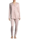 Hanro Pure Essence Pajamas In Oyster