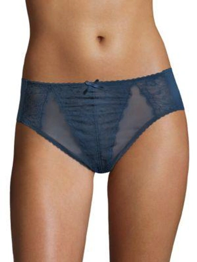 Wacoal Retro Chic High-cut Briefs In Insignia Blue