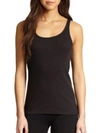 Skin Essential Ribbed Tank Top In Black