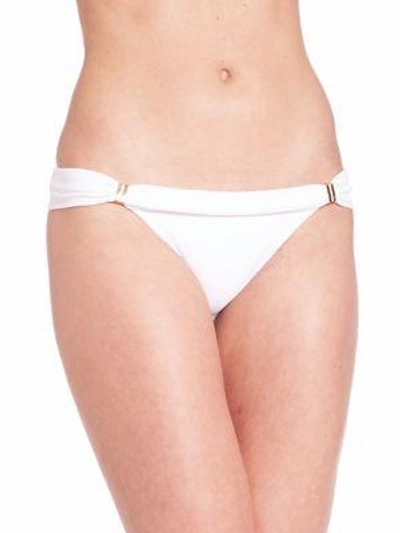 Vix By Paula Hermanny Bia Full Bikini Bottom In White