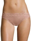 Hanro Moments Hi-cut Brief In Soft Almond