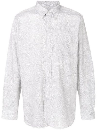 Engineered Garments Abstract Branches Pattern Shirt In White