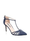 Sjp By Sarah Jessica Parker Carrie T-strap Pumps In Denim