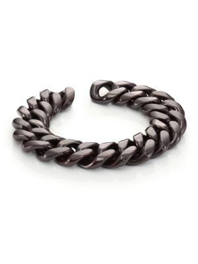 Stephen Webster Ceramic Link Bracelet In Oxblood