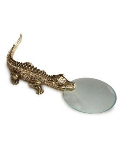 L'objet Crocodile Magnifying Glass In Gold
