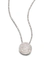 Phillips House 14k White Gold & Diamond Mini Infinity Pendant Necklace
