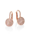Phillips House Women's Affair Diamond & 14k Rose Gold Petite Infinity Earrings
