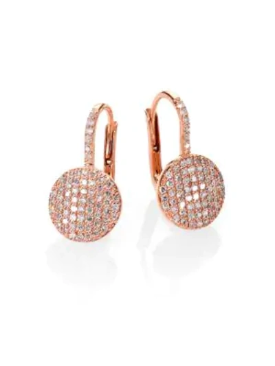 Phillips House Women's Affair Diamond & 14k Rose Gold Petite Infinity Earrings