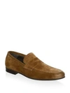 To Boot New York Alek   Leather Penny Loafers In Sigaro