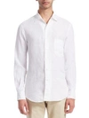 Loro Piana Arizona Linen Button-down In White