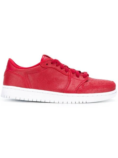 Nike 1 Retro Low No Swoosh In Red
