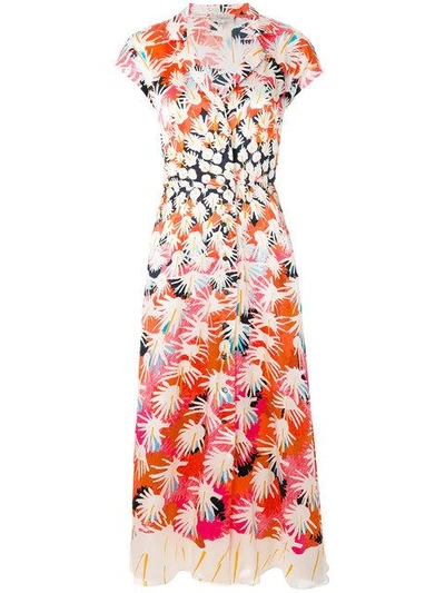 Temperley London Garden Cacti Dress - Pink