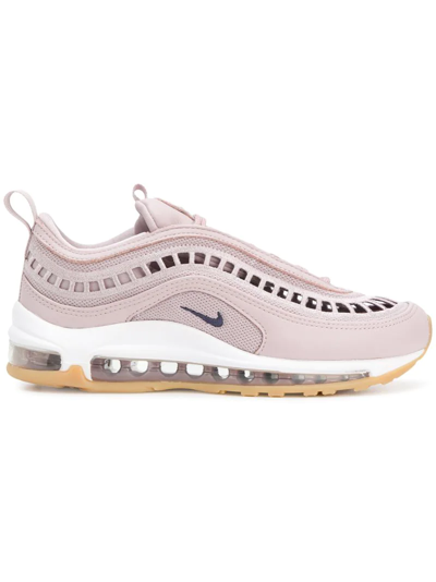 Nike Air Max 97 Ultra 17 Si Cutout Mesh And Leather Sneakers In Lilac