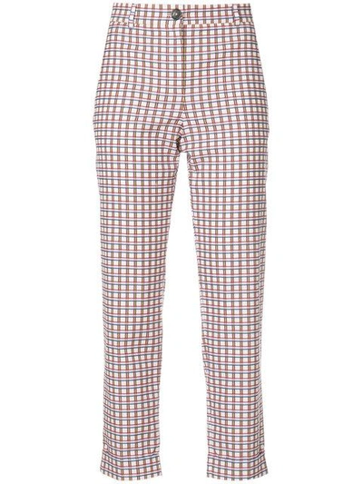 Ps By Paul Smith Checked Cropped Trousers