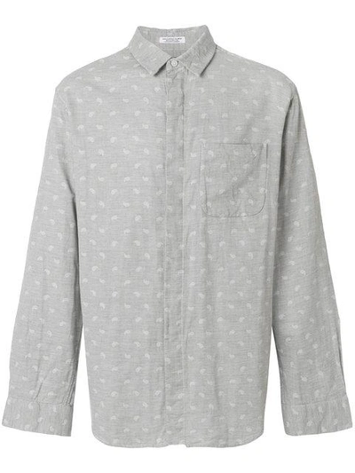 Engineered Garments Paisley Print Shirt In Grey