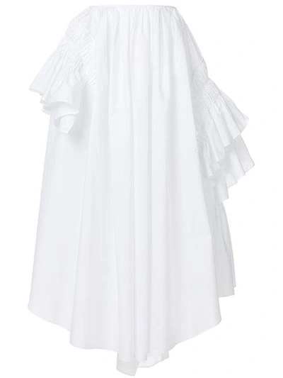 Jil Sander Esfera Skirt In White