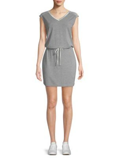 Blanc Noir Van Ness Popover Dress In Heather Grey