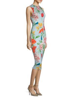 alice and olivia delora floral dress
