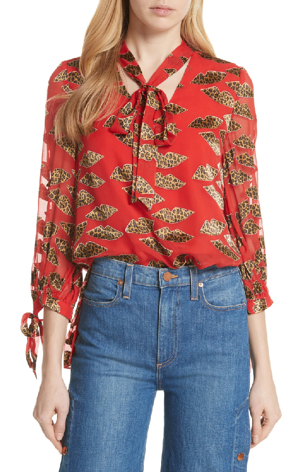 alice and olivia cheetah sweater