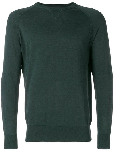 Aspesi Round Neck Sweatshirt In Green