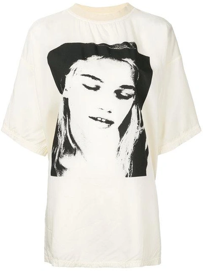 Alyx Face Print T-shirt In Neutrals