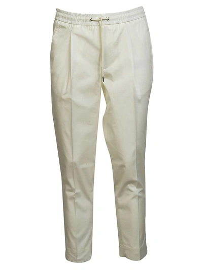 Moncler Slim Fit Track Pants In Bianco
