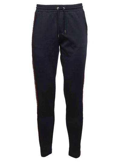 Moncler Slim Fit Track Pants In Blu