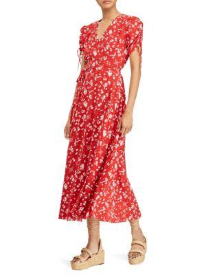 ralph lauren blue wrap dress