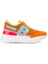Rucoline Low Top Sneakers In Yellow & Orange