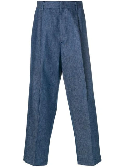 Tonello Cs Wide Leg Trousers - Blue