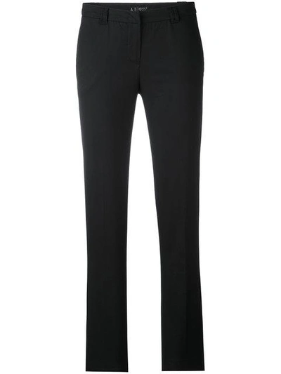 Armani Jeans Skinny Tailored Trousers - Black