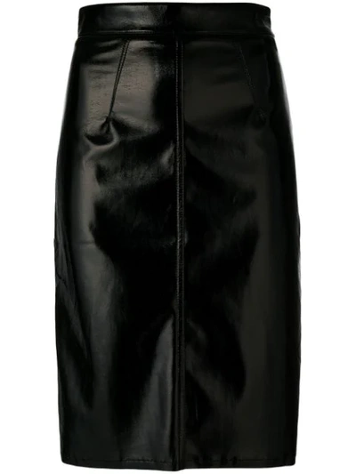 Fiorucci Margot Skinny Pencil Skirt In Black