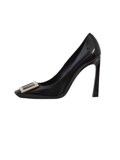 Roger Vivier 10 Cm Trompette Pumps In Black