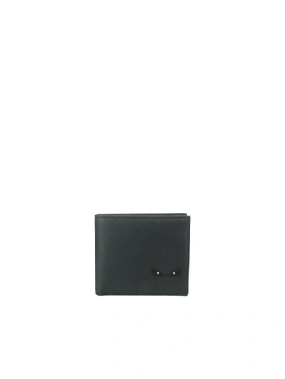 Fendi Bag Bugs Wallet In Black