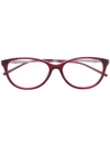 Pierre Cardin Eyewear Cat Eye-frame Glasses - Red