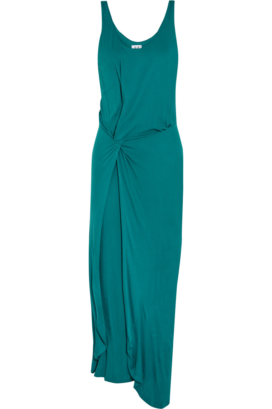 Halston Heritage Twist-front Jersey Maxi Dress | ModeSens