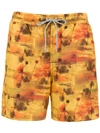 Lygia & Nanny Gil Swim Short In Yellow